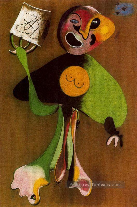 Femme Chanteuse d’Opéra Joan Miro Peintures à l'huile